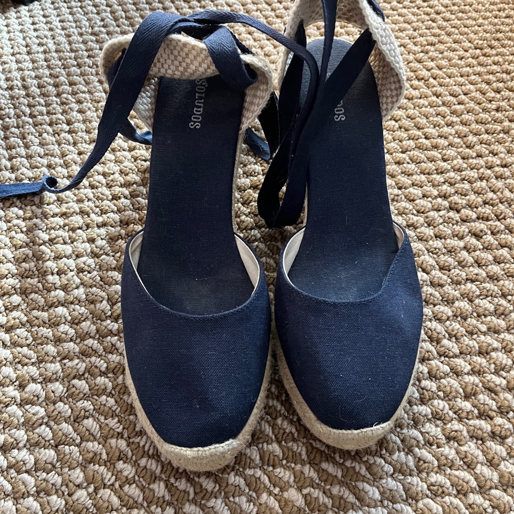 Soludos Navy Espadrilles - Size 10